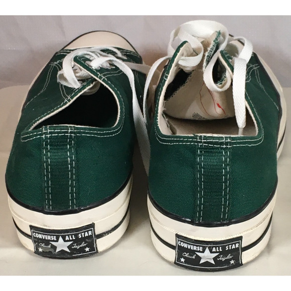 Converse Chuck Taylor All Star Low Green 168513C Men’s 11 Canvas Sneakers - Picture 9 of 12
